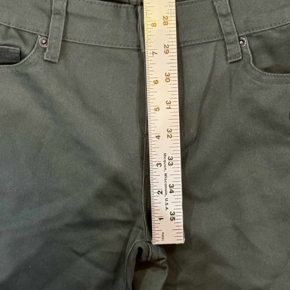 NWT Aeropostale Olive Green Ankle Jeggings Women’s Size 8 Stretch - Picture 5 of 9